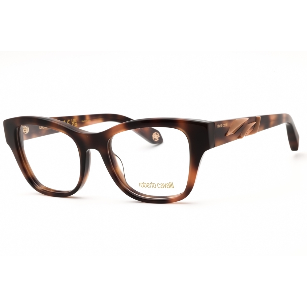 Roberto Cavalli VRC025M Eyeglasses Dark Havana Acetate Cat-Eye